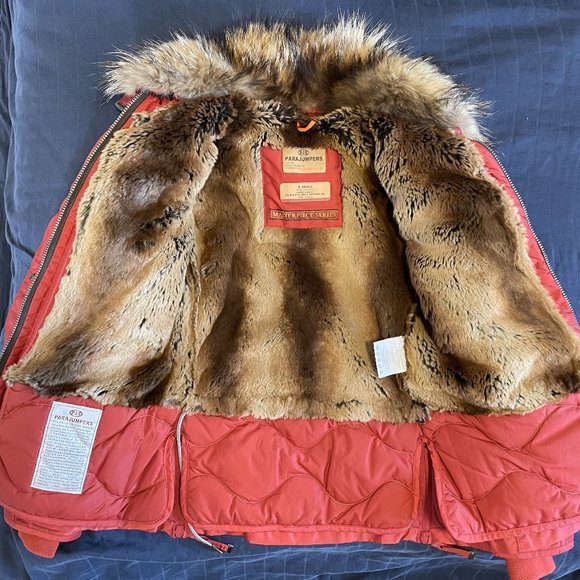 Parajumpers Women's Denali Jacket XS Red NWOT - Picture 5 of 11